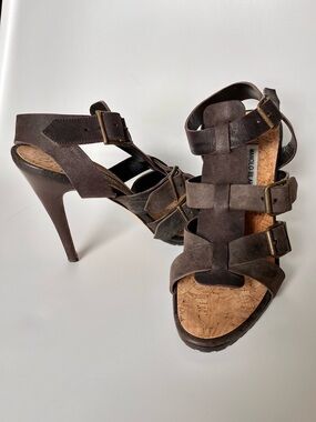 Manolo Blahnik Buckle Heels